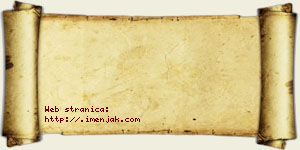 Janko Cerovac vizit kartica